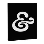 The Ampersand: B&W Edition Canvas Print Gallery Image 6
