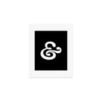 The Ampersand: B&W Edition Art Print Gallery Image 1