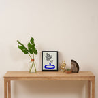 The Blue Vase 02 Framed Canvas Print Gallery Image 4