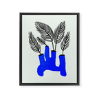 The Blue Vase Framed Canvas Print Gallery Image 6