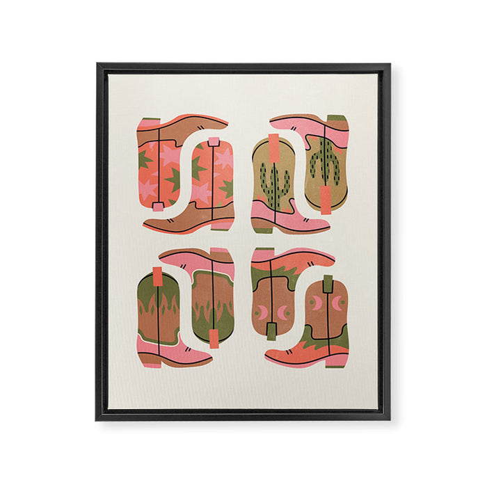 The Boots Framed Canvas Print Gallery Image 1