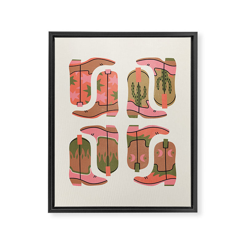 The Boots Framed Canvas Print Gallery Image 6