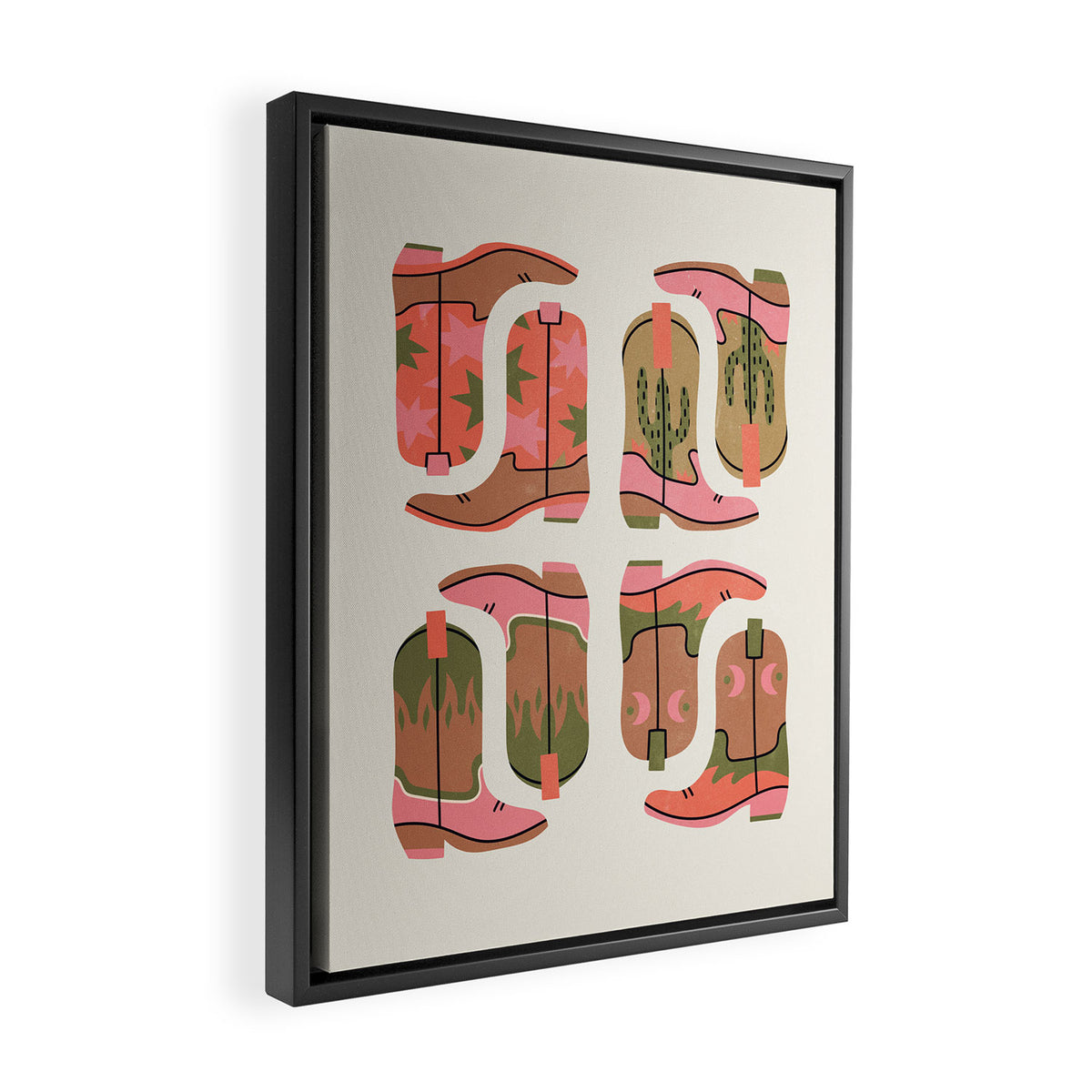 The Boots Framed Canvas Print Gallery Image 2