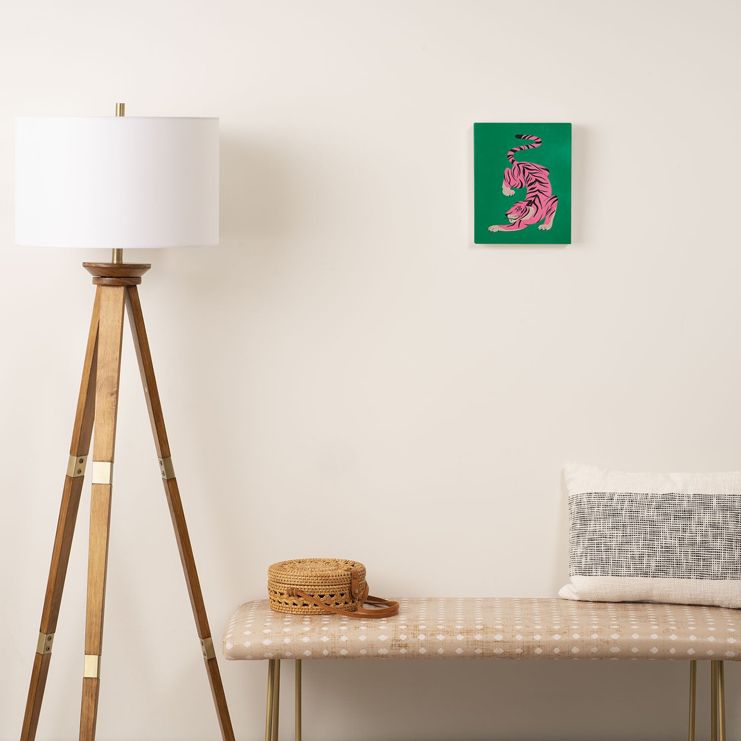 The Chase 2: Pink Tiger Edition Canvas Print Gallery Image 2
