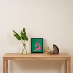 The Chase 2: Pink Tiger Edition Framed Canvas Print Gallery Image 4