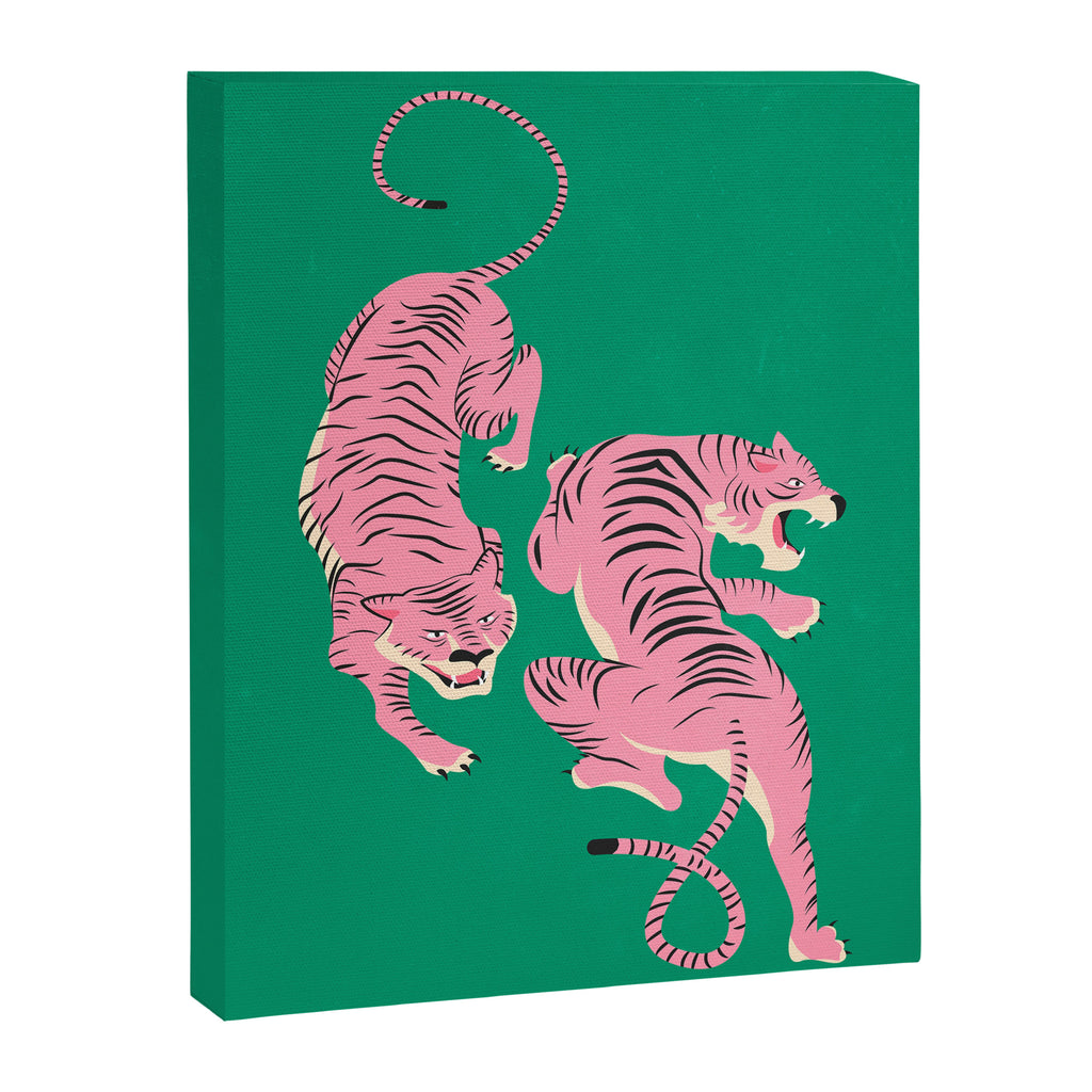 The Chase: Pink Tiger Edition Canvas Print Gallery Image 6