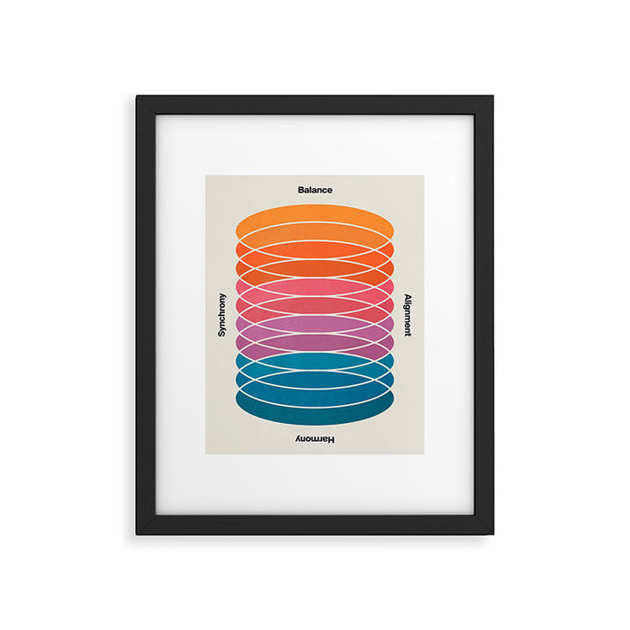 The Circles of Life Framed Art Print Gallery Image 1