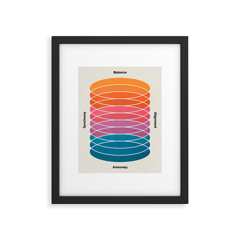The Circles of Life Framed Art Print Gallery Image 4