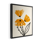 The Cosmo Yellow Flowers 02 Framed Canvas Print Gallery Image 2
