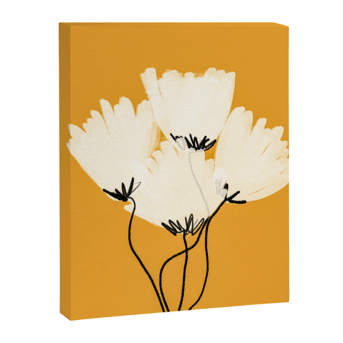 The Cosmo Yellow Flowers Canvas Print Gallery Image 1