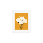 The Cosmo Yellow Flowers Art Print Gallery Image 1