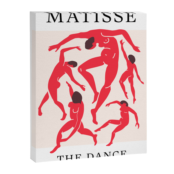 The Dance 3 | Henri Matisse - La Danse | Scarlet Red Edition Canvas Print Gallery Image 1