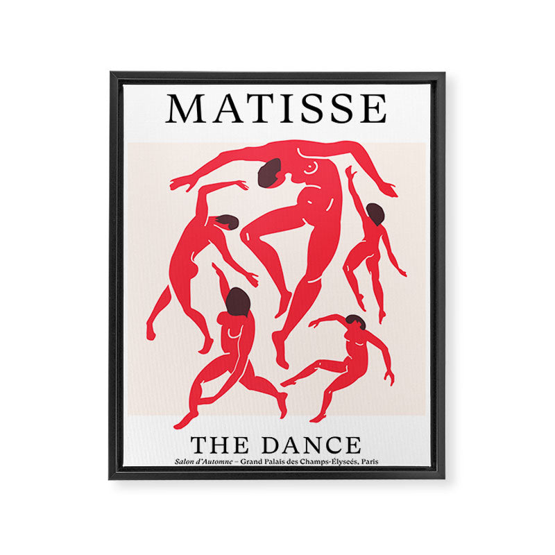 The Dance 3 | Henri Matisse - La Danse | Scarlet Red Edition Framed Canvas Print Gallery Image 6