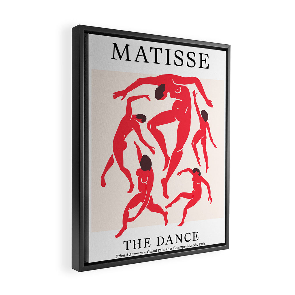 The Dance 3 | Henri Matisse - La Danse | Scarlet Red Edition Framed Canvas Print Gallery Image 2