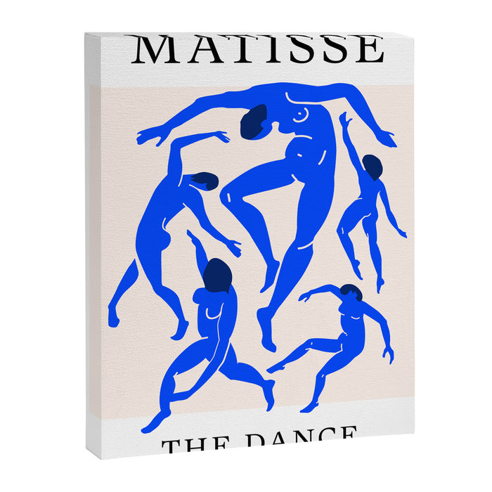 The Dance 3 | Henri Matisse - La Danse | Ultramarine Blue Edition Canvas Print Gallery Image 1