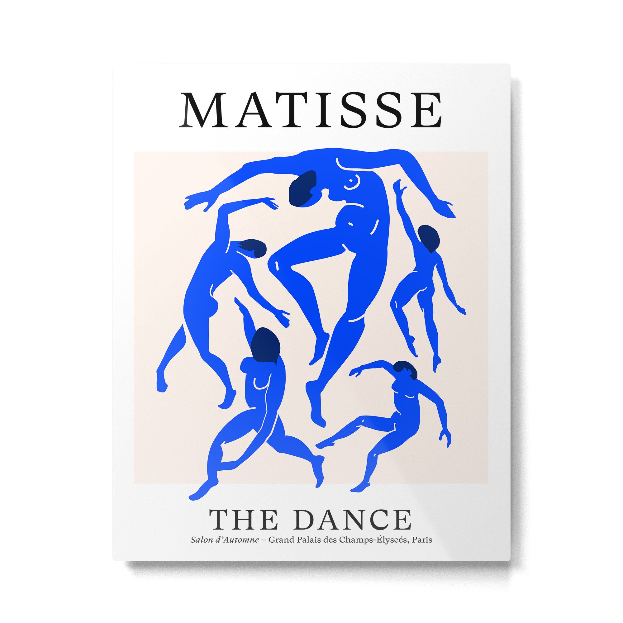 The Dance 3 | Henri Matisse - La Danse | Ultramarine Blue Edition Metal Print Gallery Image 4