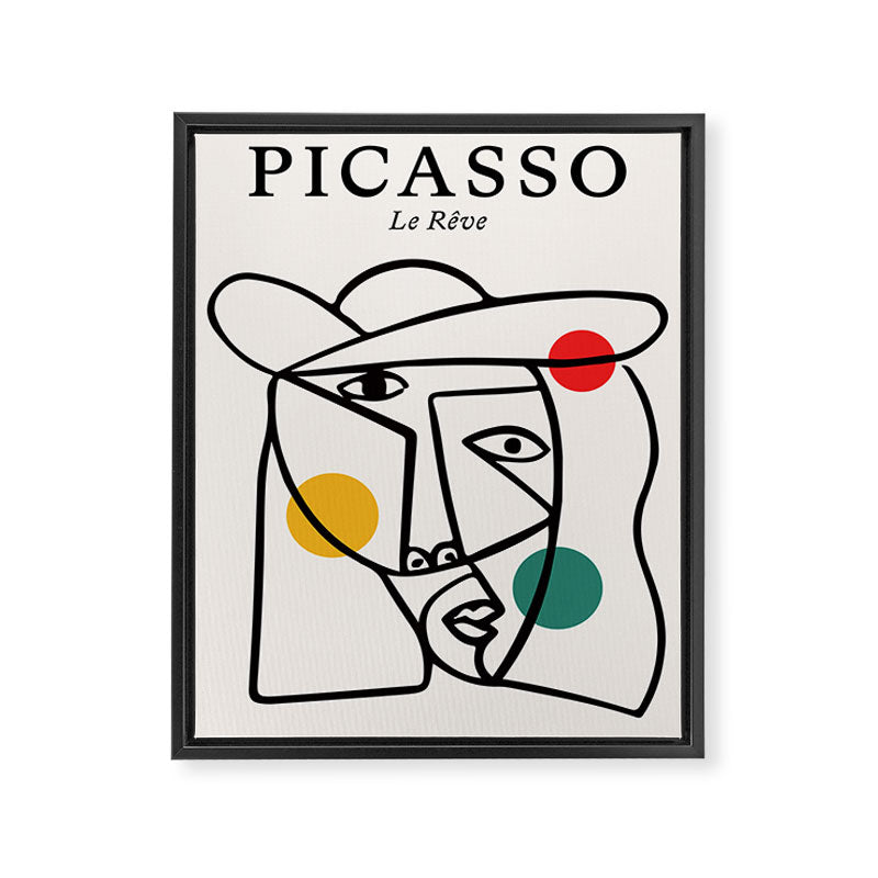 The Dream II | Pablo Picasso - Le Reve Framed Canvas Print Gallery Image 6
