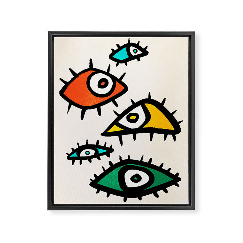 The Eyes Framed Canvas Print Gallery Image 8