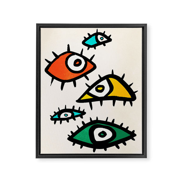 The Eyes Framed Canvas Print Gallery Image 1