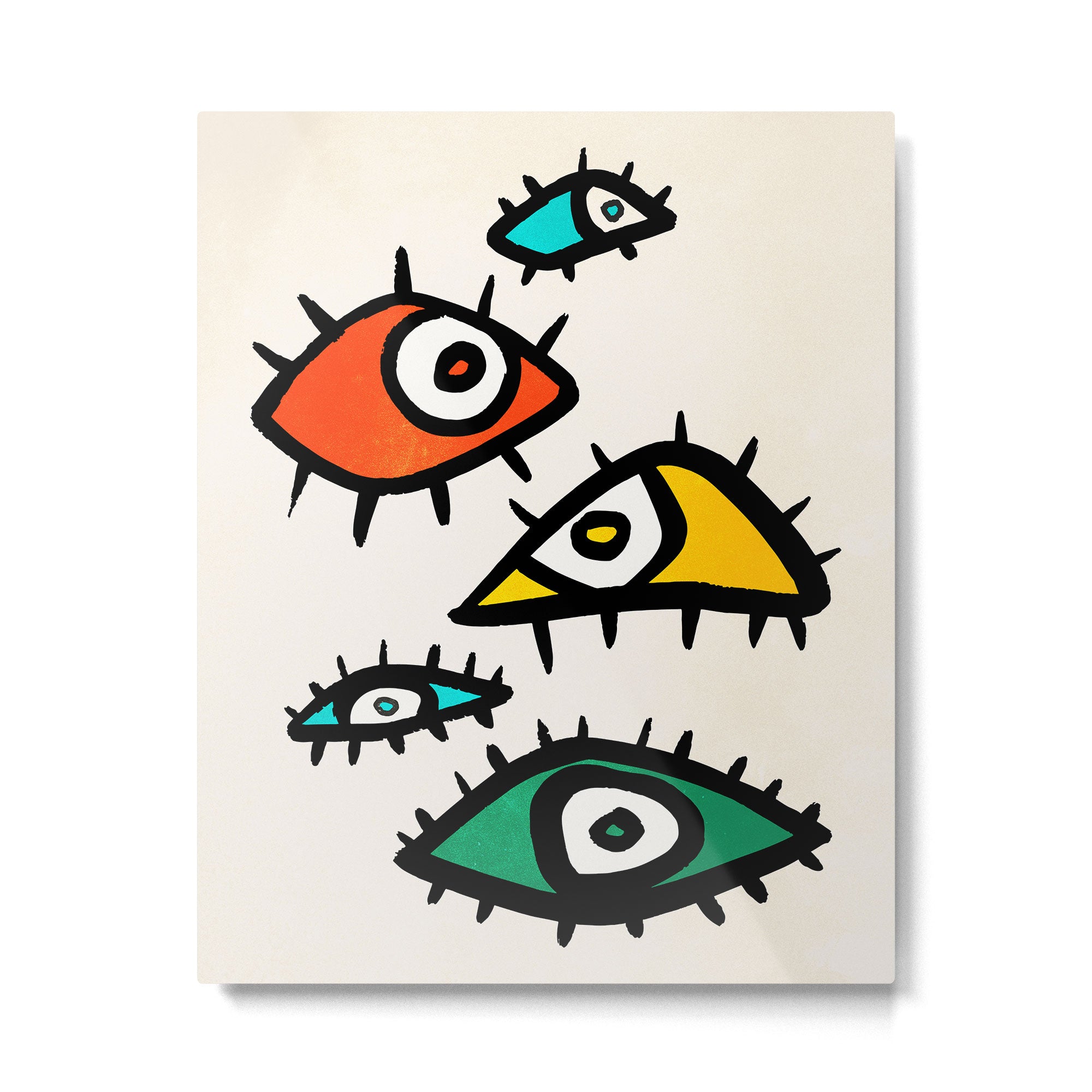The Eyes Metal Print Gallery Image 6