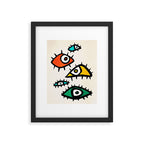 The Eyes Framed Art Print Gallery Image 6
