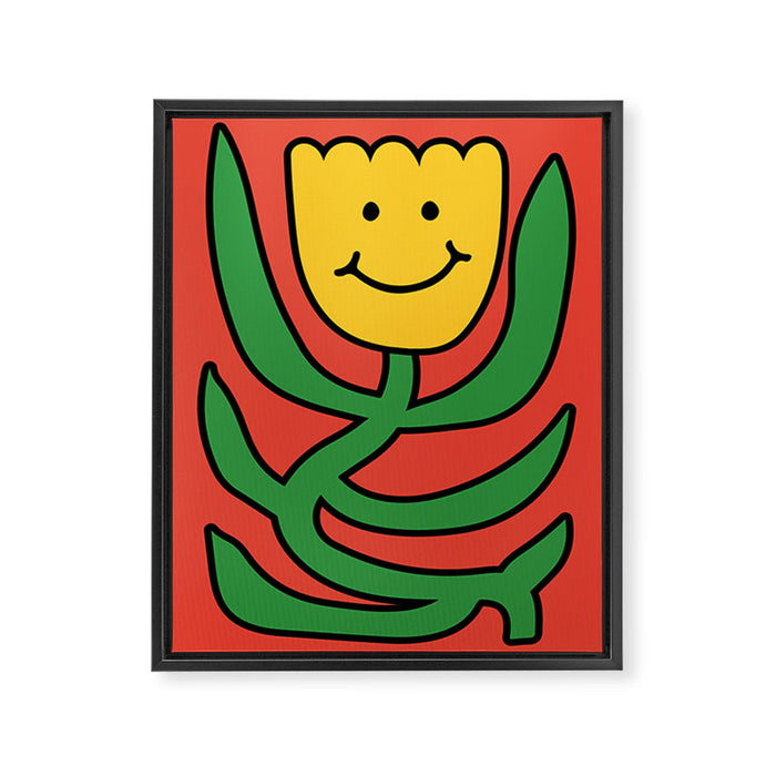 THE FLOWER OF JOY 01 Framed Canvas Print Gallery Image 1