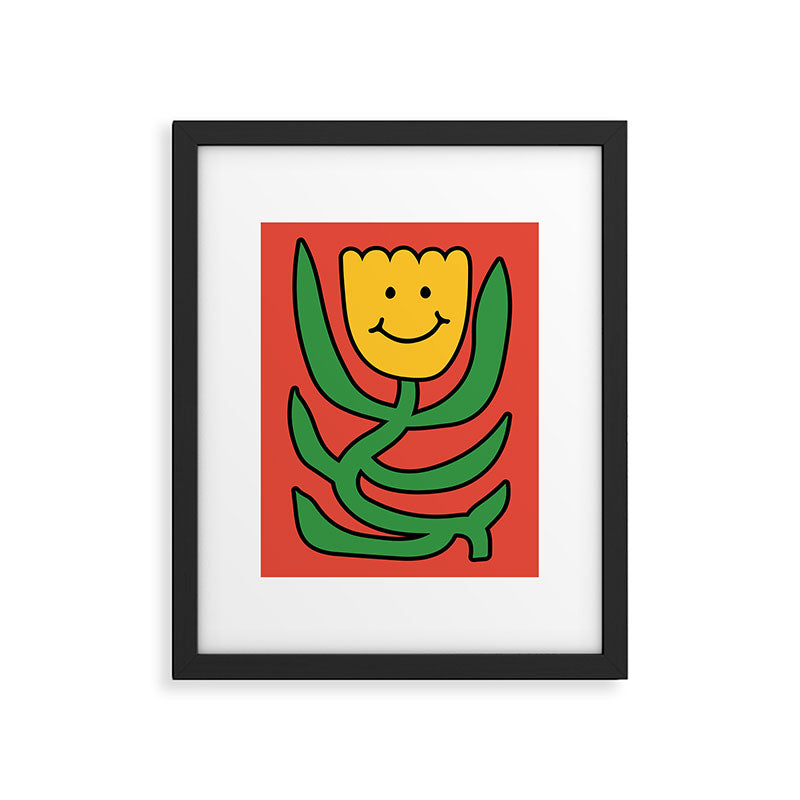 THE FLOWER OF JOY 01 Framed Art Print Gallery Image 5