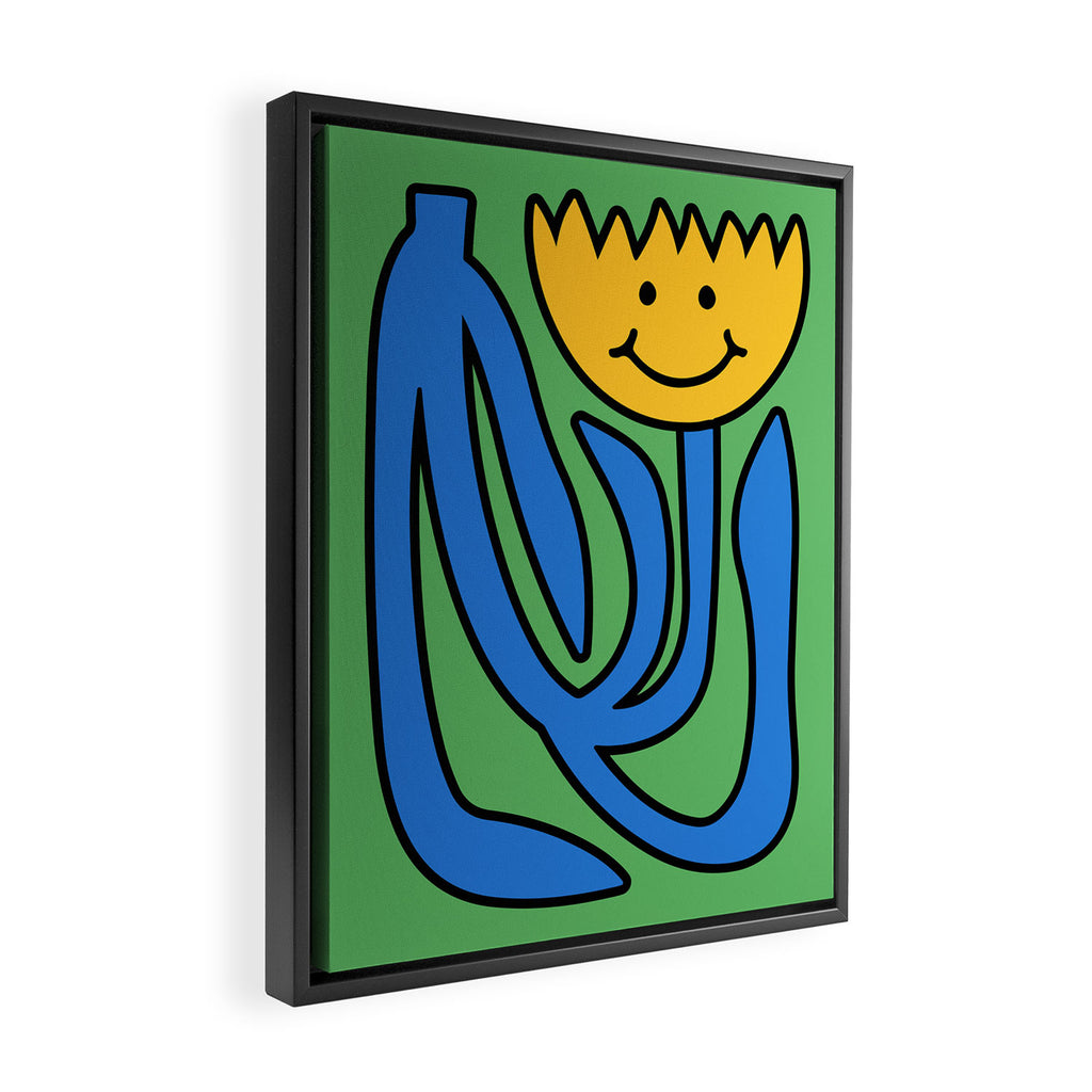THE FLOWER OF JOY 02 Framed Canvas Print Gallery Image 2