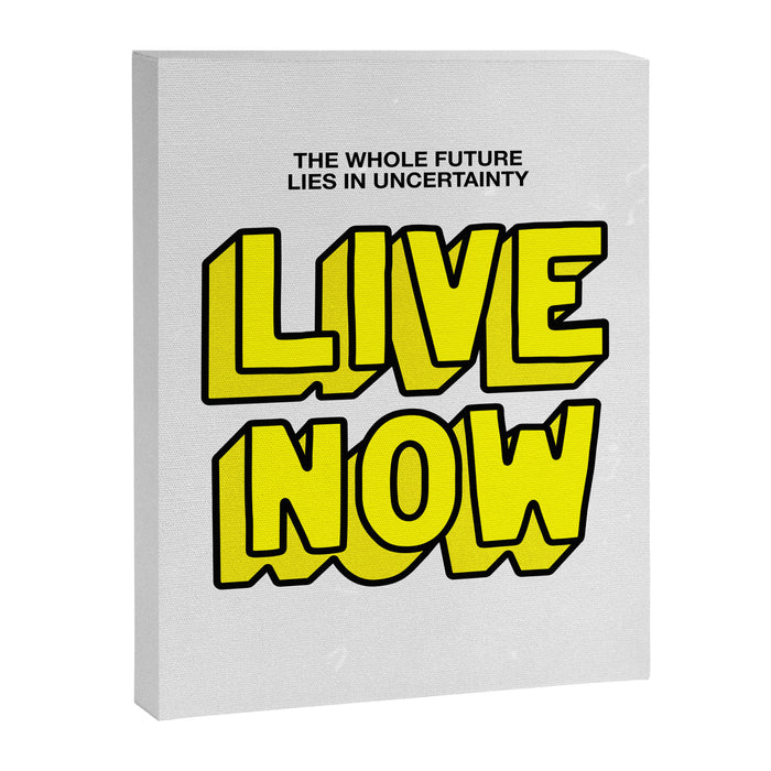 The Future: Live Now Canvas Print Gallery Image 1