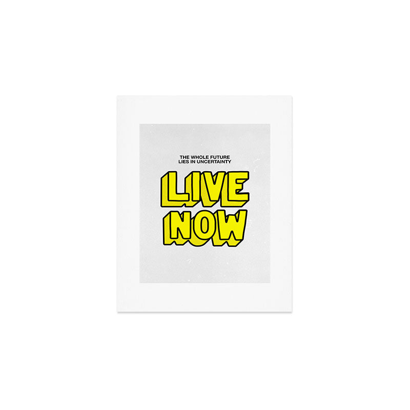 The Future: Live Now Art Print Gallery Image 1