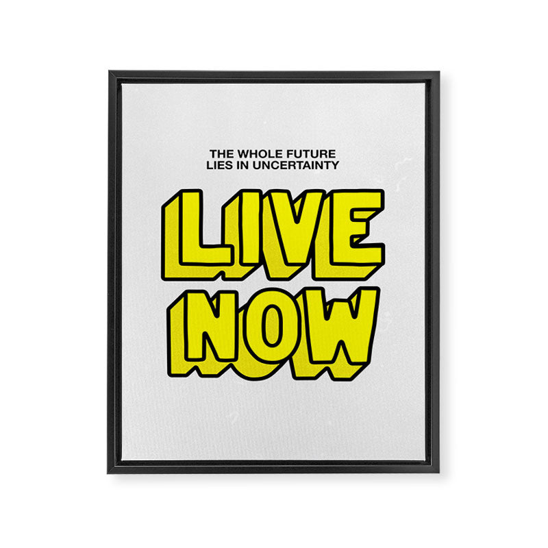 The Future: Live Now Framed Canvas Print Gallery Image 8