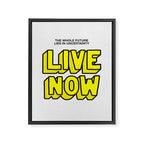 The Future: Live Now Framed Canvas Print Gallery Image 8