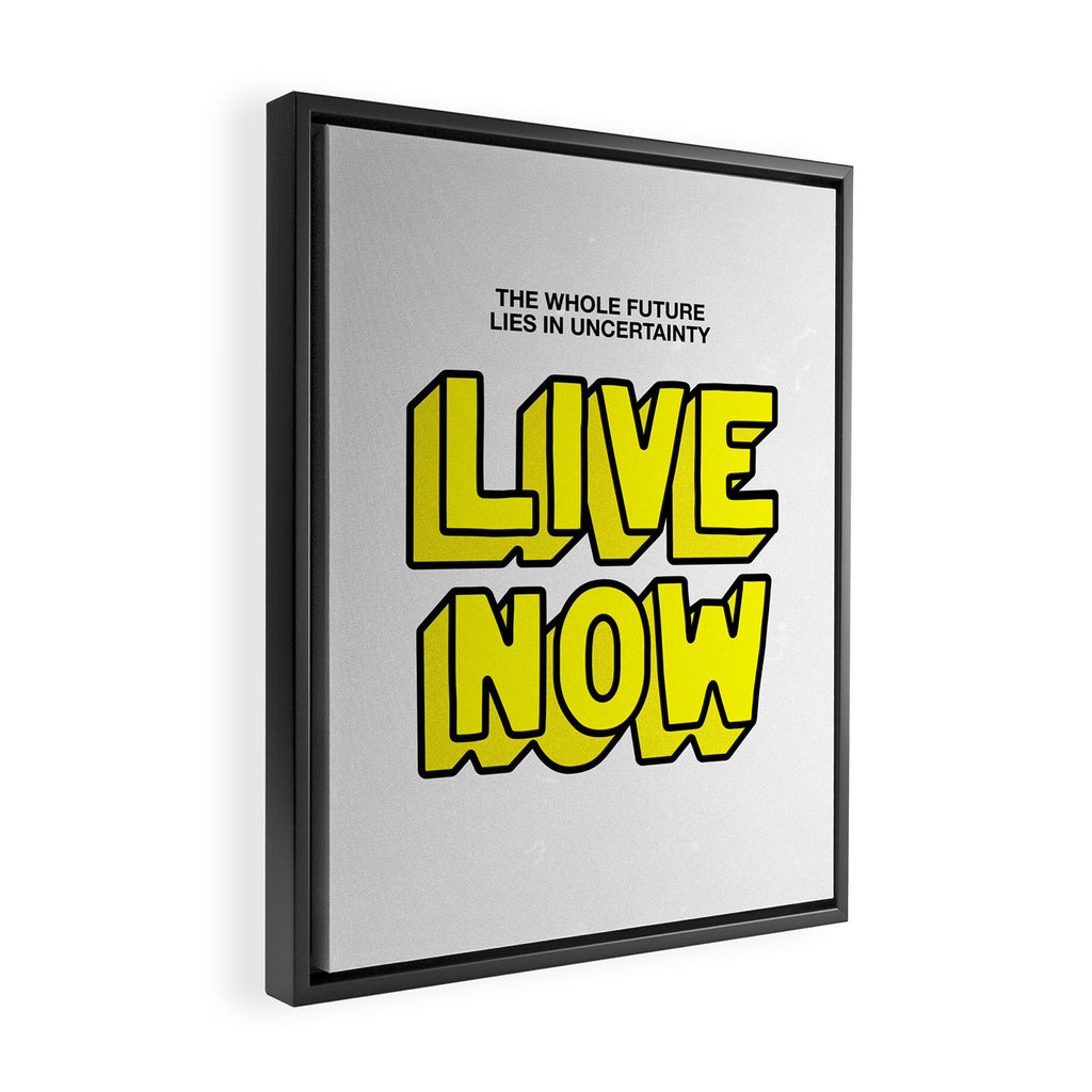 The Future: Live Now Framed Canvas Print Gallery Image 2