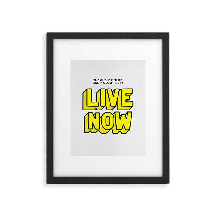 The Future: Live Now Framed Art Print Gallery Image 1