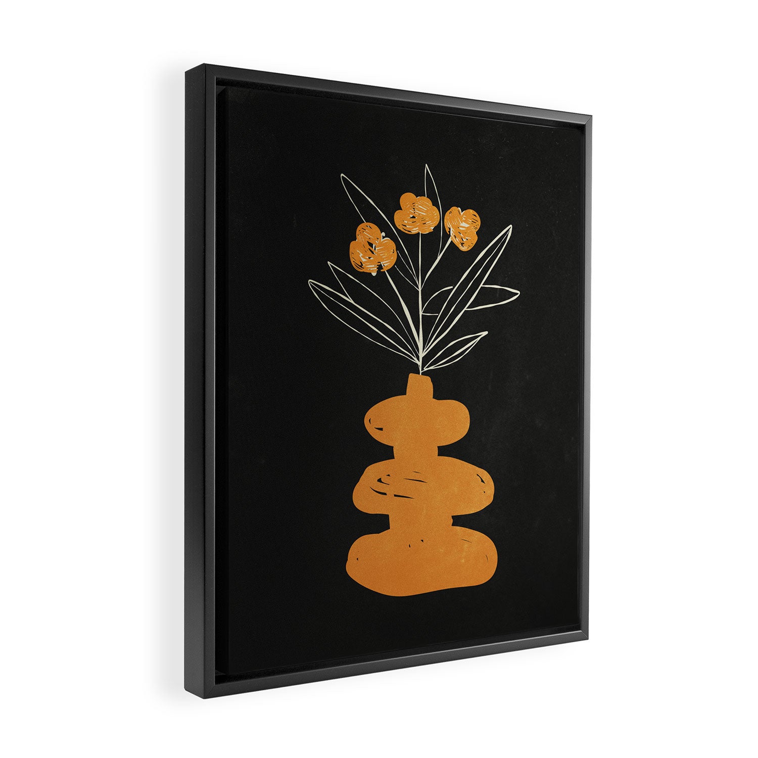 The Golden Vase 01 Framed Canvas Print Gallery Image 2