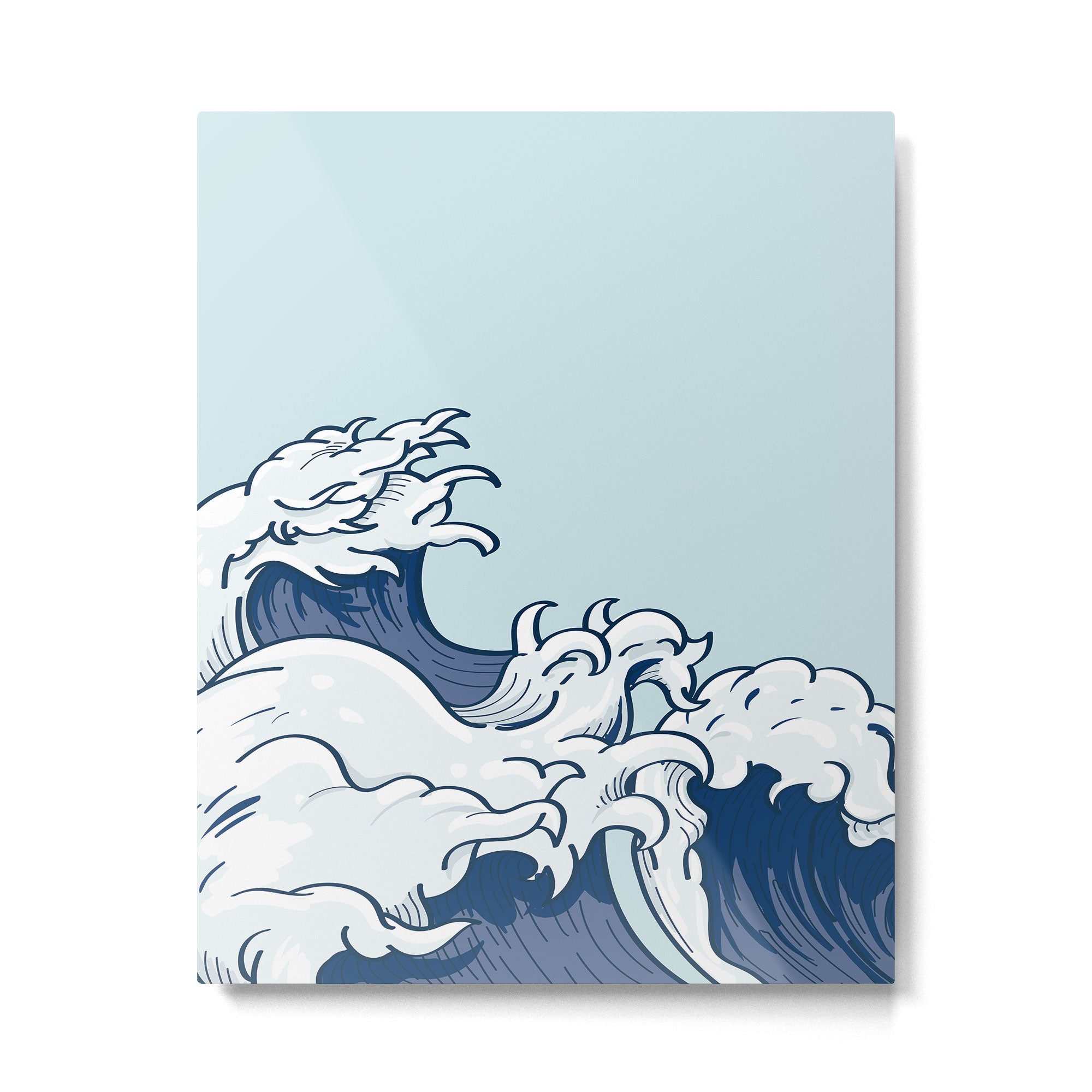 The Great Kanagawa Japanese Wave Metal Print Gallery Image 6