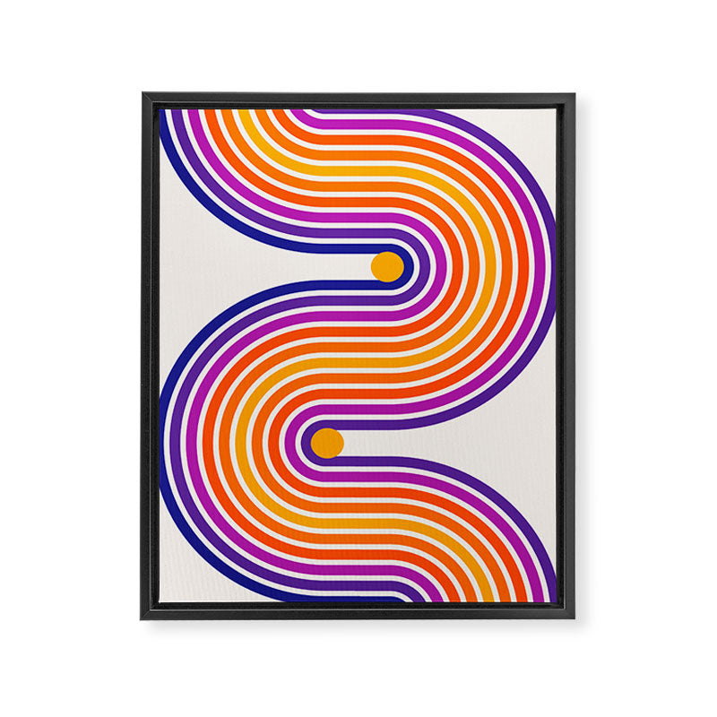 The Groove: Retro 80s Edition Framed Canvas Print Gallery Image 6