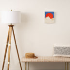 The Japanese Sun | Vintage Minimal Mount Fuji Landscape Canvas Print Gallery Image 2