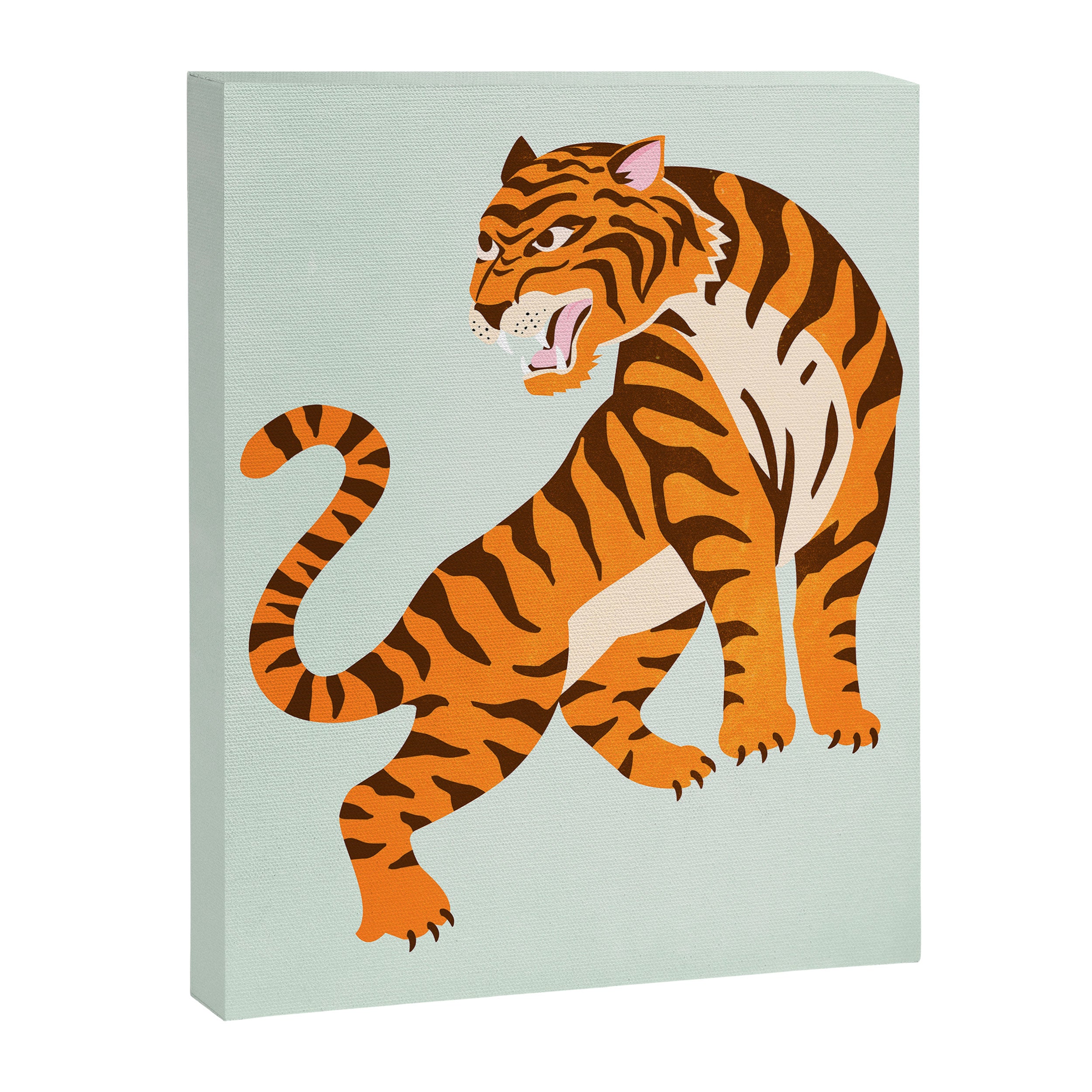 The Roar: Orange Tiger Edition Canvas Print Gallery Image 6