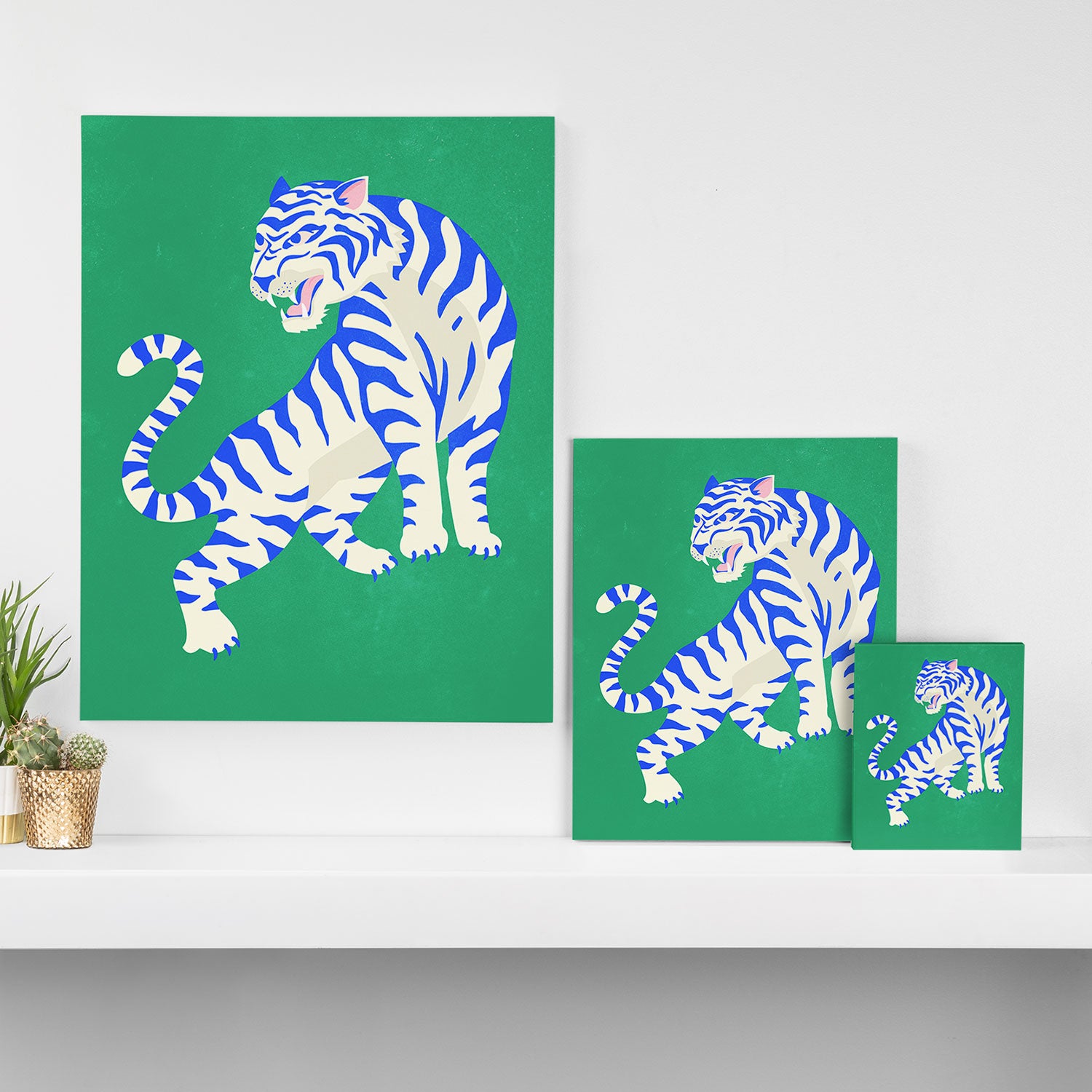 The Roar: White Tiger Edition Canvas Print Gallery Image 3