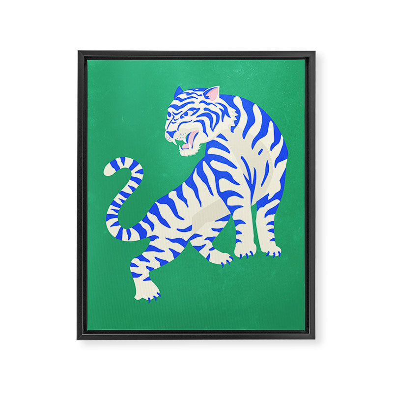 The Roar: White Tiger Edition Framed Canvas Print Gallery Image 6
