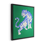 The Roar: White Tiger Edition Framed Canvas Print Gallery Image 2