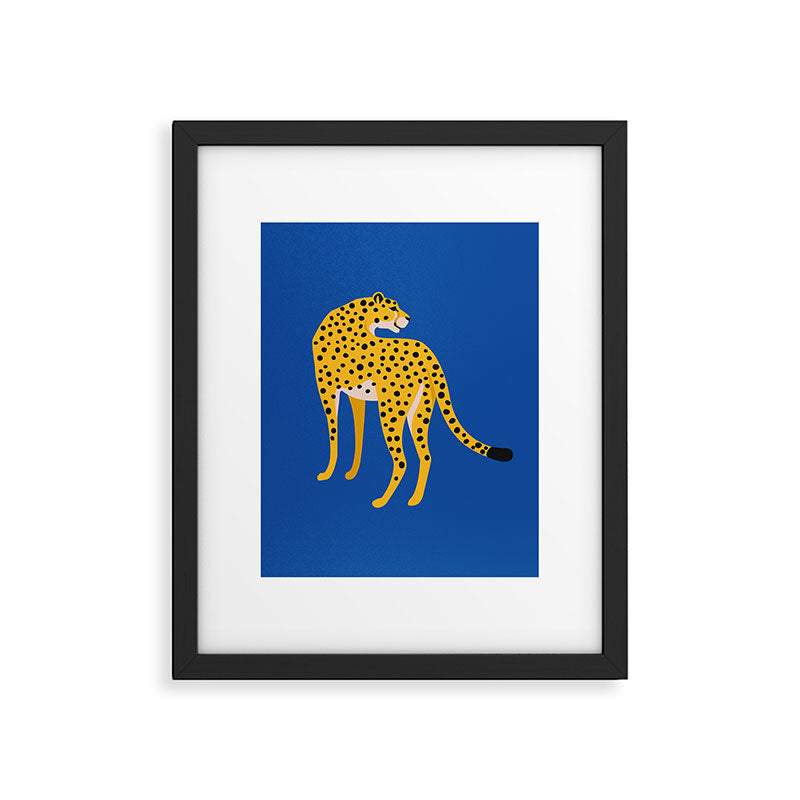 The Stare 2: Golden Cheetah Edition Framed Art Print Gallery Image 5