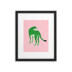 The Stare 2: Tropical Green Cheetah Edition Framed Art Print Gallery Image 5