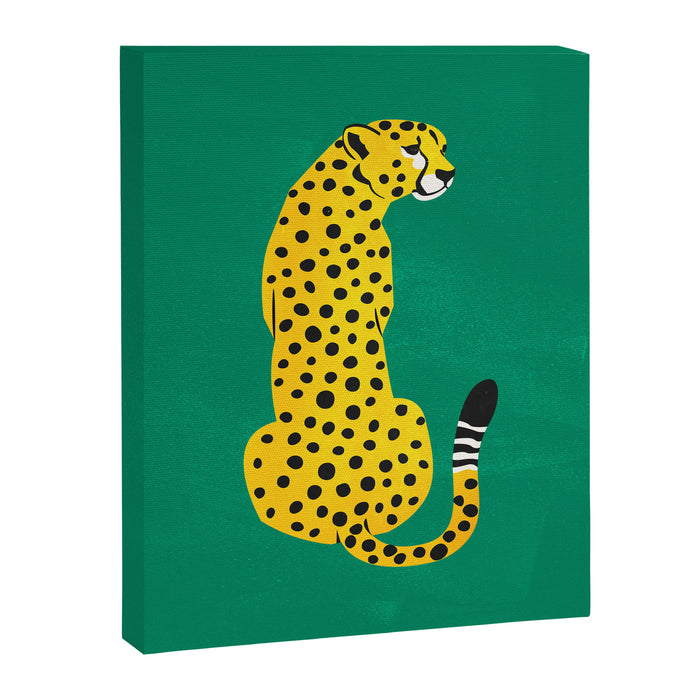 The Stare: Golden Cheetah Edition Canvas Print Gallery Image 1
