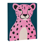 The Stare: Night Race Pink Cheetah Edition Canvas Print Gallery Image 6
