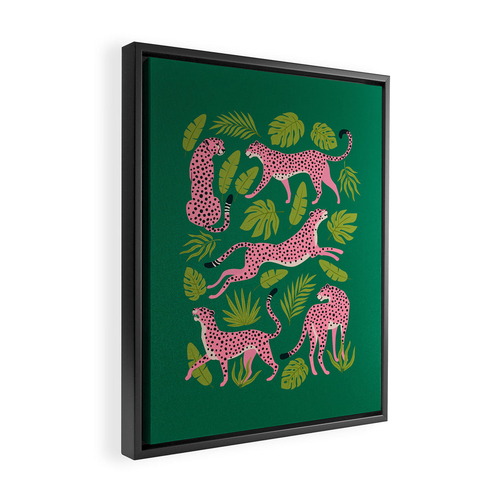 The Stare: Pop Tropical Edition Framed Canvas Print Gallery Image 2