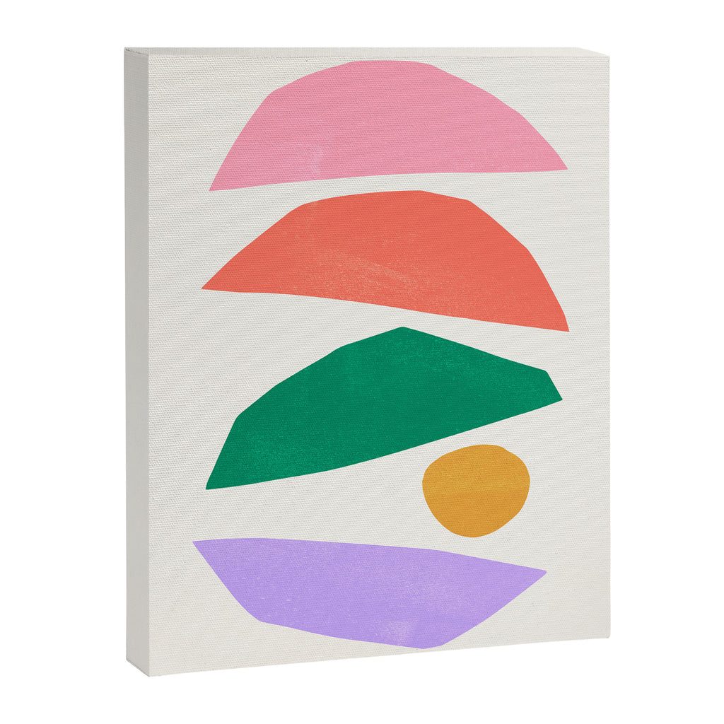 The Sundowner: Stacked Shapes 01 Canvas Print Gallery Image 6