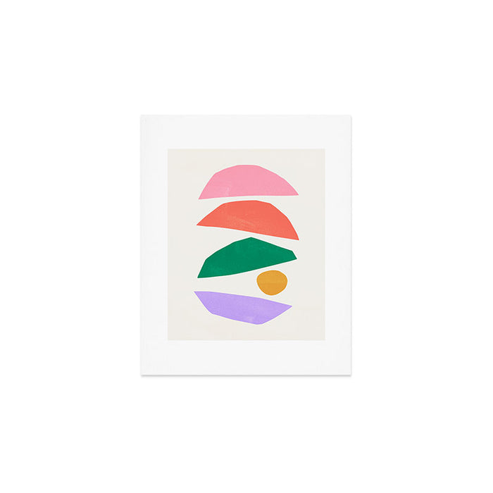 The Sundowner: Stacked Shapes 01 Art Print Gallery Image 1