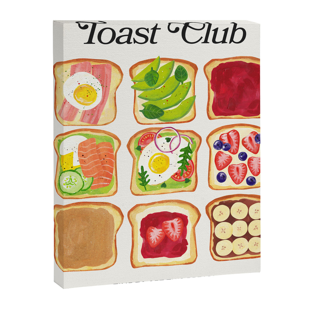 The Toast Club: Brunch Art Canvas Print Gallery Image 6